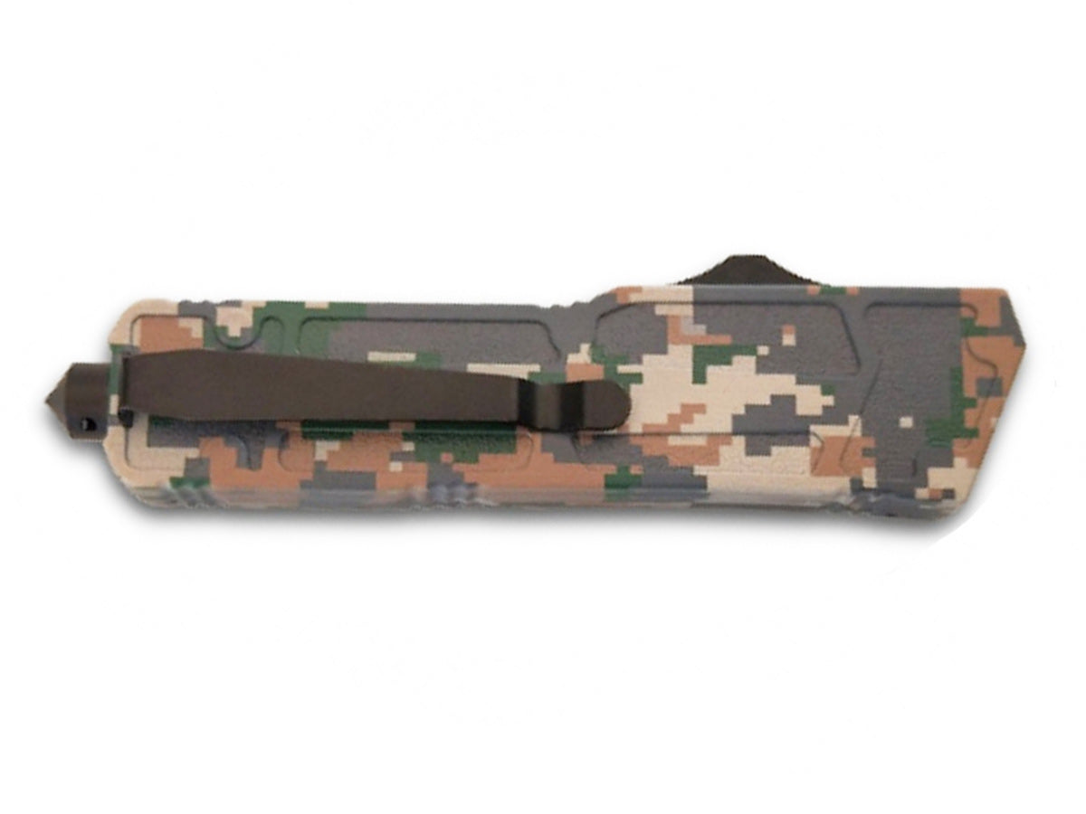 Navaja rompeventanas automática, hoja camuflaje de 9 cm