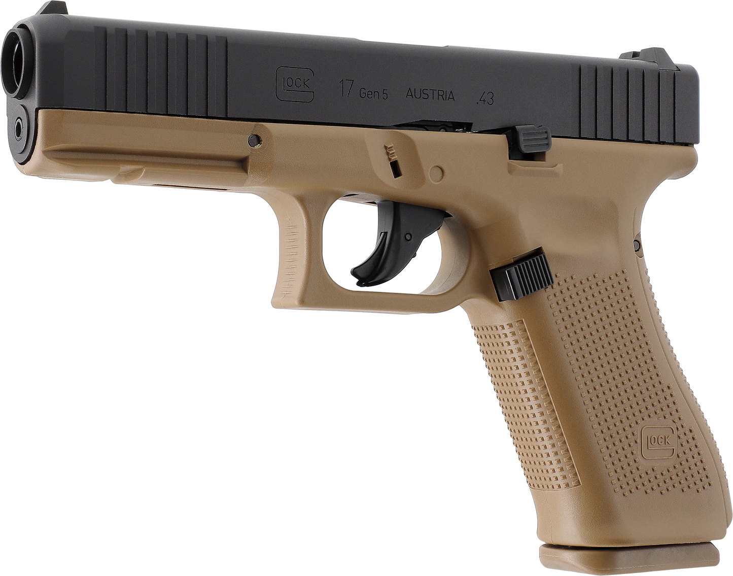 PISTOLA GLOCK 17 GEN5 CAL 43 PAINTBALL T4E COYOTE EJÉRCITO FRANCÉS