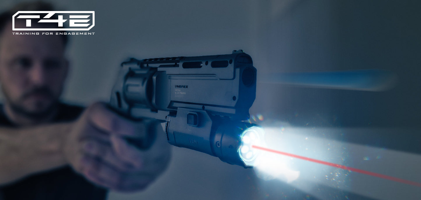 PAQUETE T4E TR50 GEN.2 CAL 50 - 13 J + LÁMPARA LÁSER UX LLM1