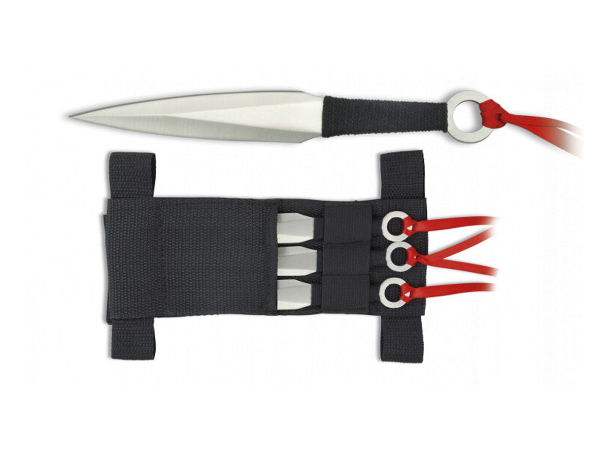 Cuchillo arrojadizo con cinta (x3)