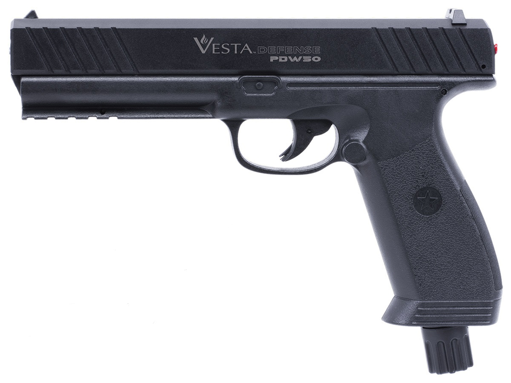 Pistola semiautomática de CO2 VESTA, 12 g, PDW50, calibre .50 Gen 2, 7,5 julios