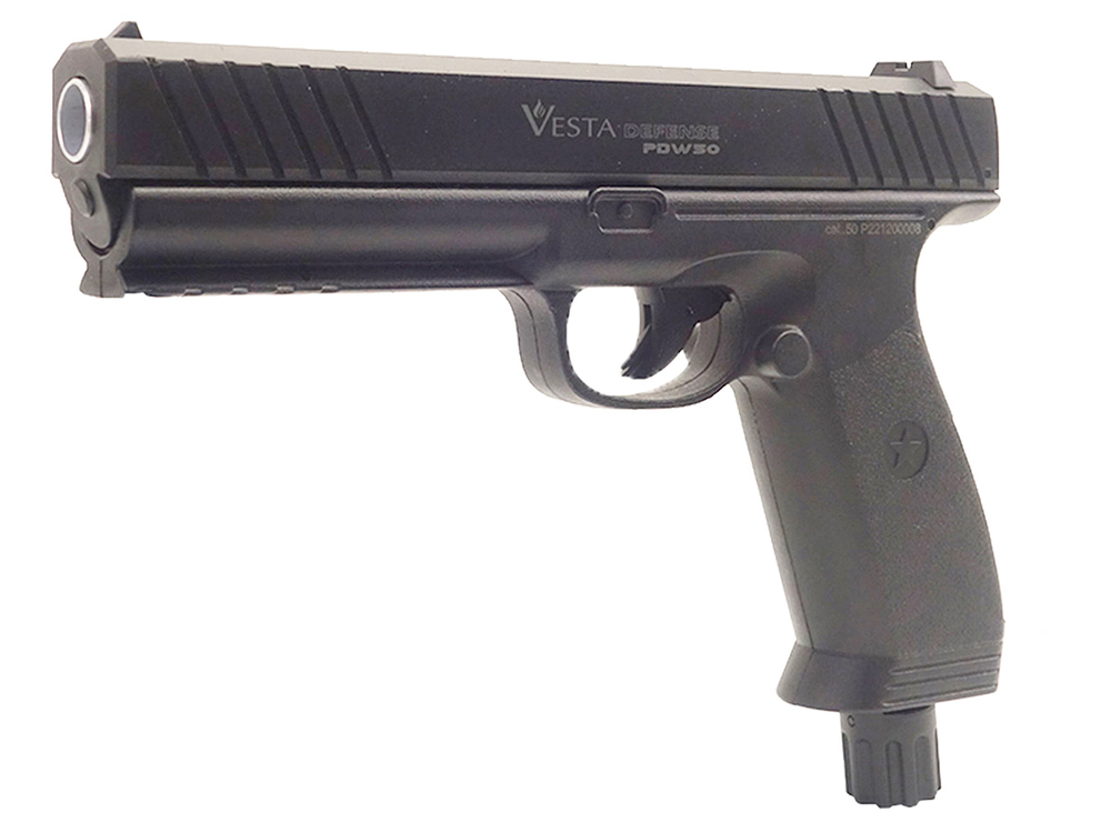 Pistola semiautomática de CO2 VESTA, 12 g, PDW50, calibre .50 Gen 2, 7,5 julios