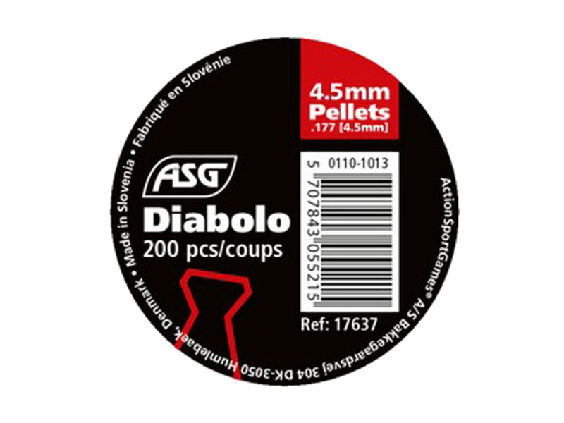 Balas de diábolo ASG de 4,5 mm (x 200)