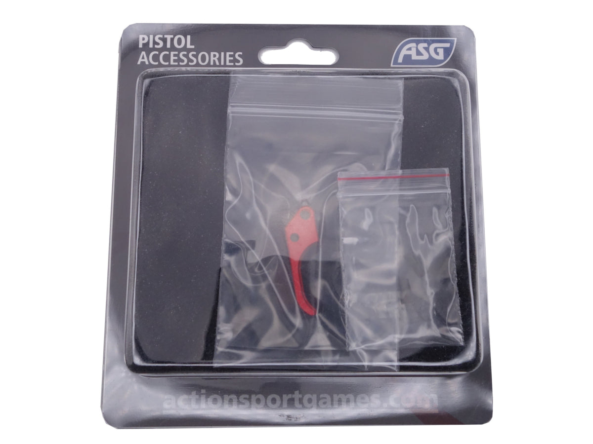Gatillo ASG Custom SAO anodizado rojo para CZ SP-01 Shadow