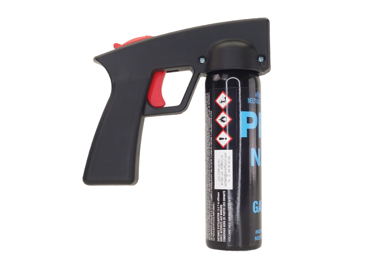 Aerosol de defensa GAZ 100 ml CS, NG Handle (22 s, 5 m)