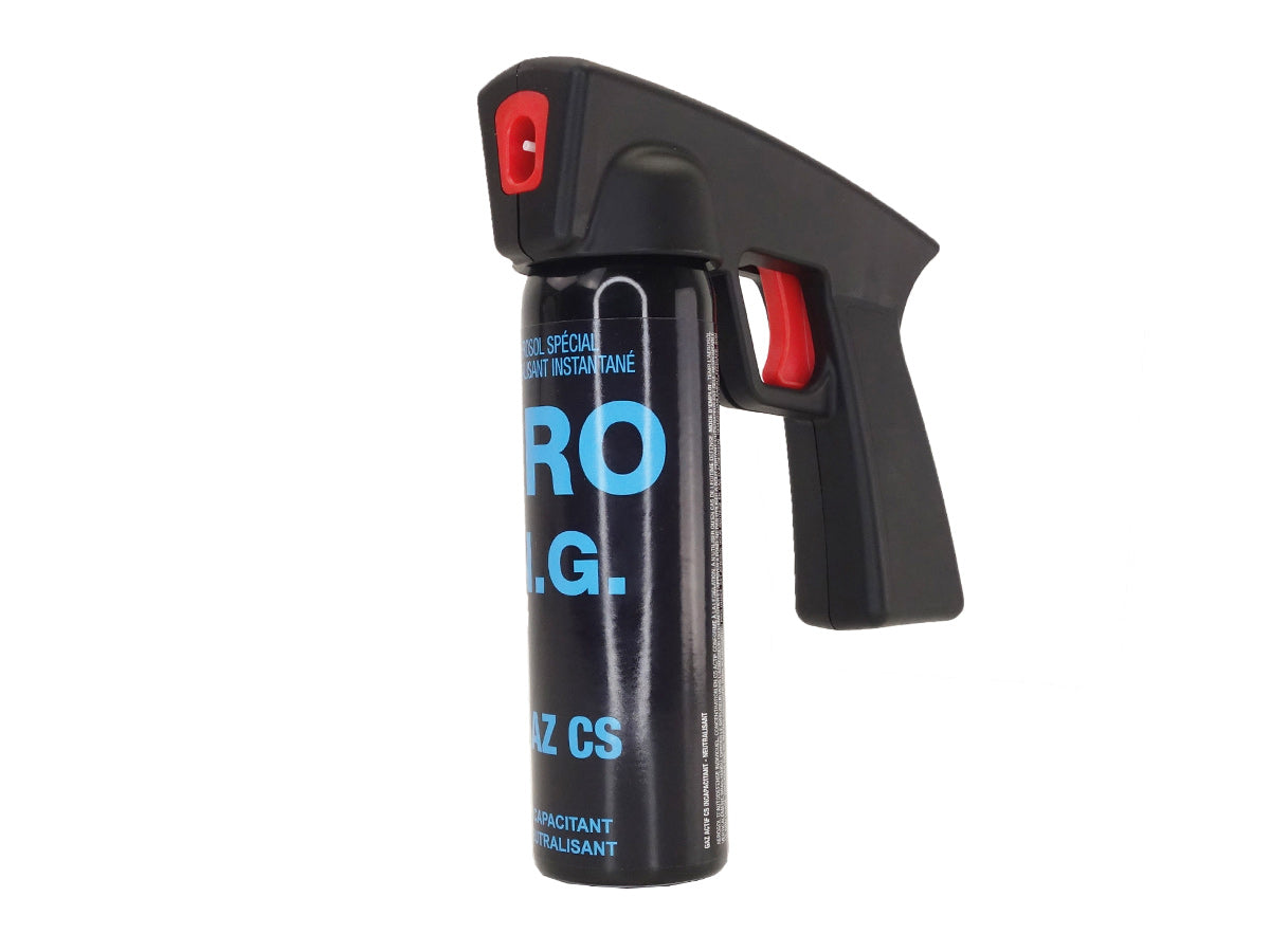 Aerosol de defensa GAZ 100 ml CS, NG Handle (22 s, 5 m)
