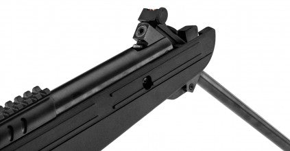 Fusil BLACKOPS Quantico V2 de 4,5 mm (0,177), calibre 19,9 J, color negro, con mira telescópica 4x32