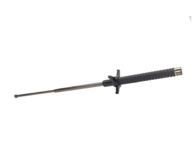 matraque télescopique ad defense Acier 30 pouces Noir Antidérapant+garde-main - AD defense