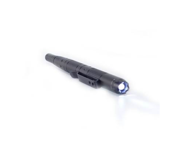 ad defense Stylo tactique de défense avec lampe et brise-vitre - AD defense