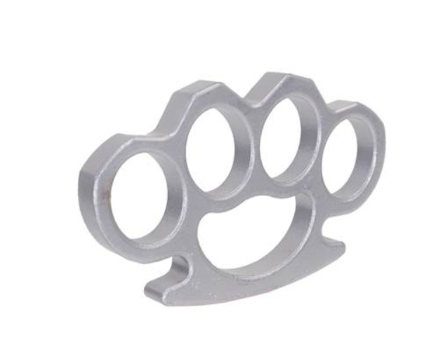 Poing américain Metal Gris 150gr avec étui ceinture nylon