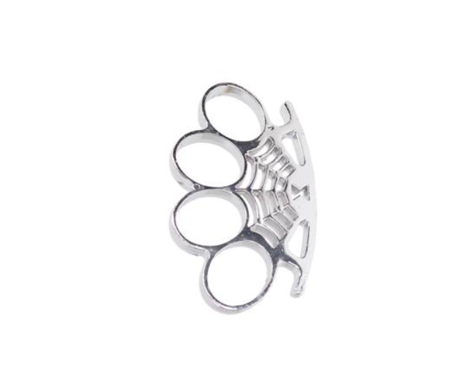 Poing américain Spider Metal Chrome