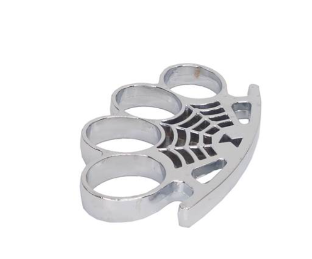 Poing américain Spider Metal Chrome