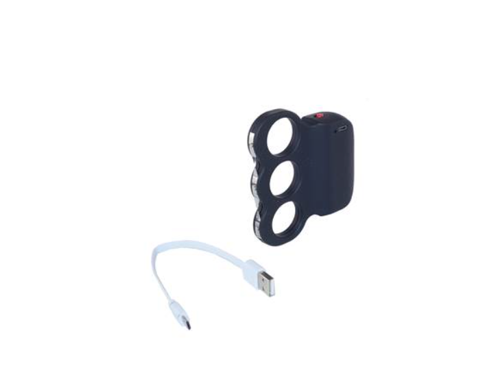 Pistola de mano derecha Shocker Z100 de 3 dedos, batería recargable de 3.000.000 V
