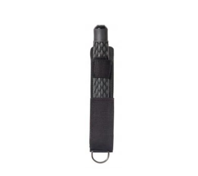 Matraque Téléscopique Acier Grip Caoutchouc 21 pouces Noir avec étui