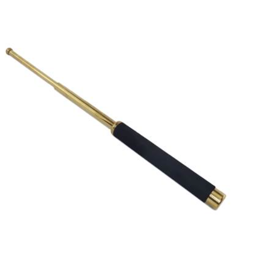 matraque télescopique AD defense Acier Grip Mousse 26 pouces Or - AD defense