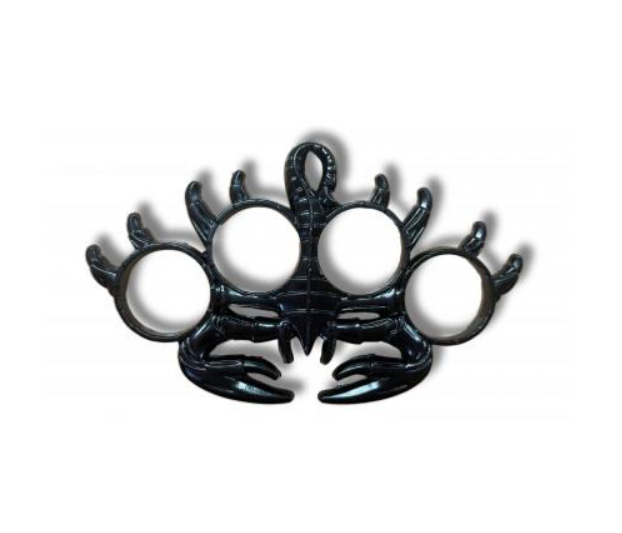 Poing américain Scorpion Noir