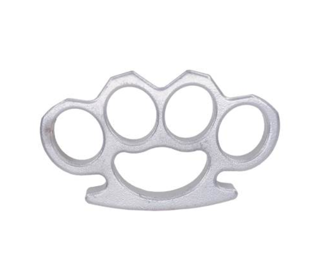 Poing américain Metal Gris 150gr avec étui ceinture nylon
