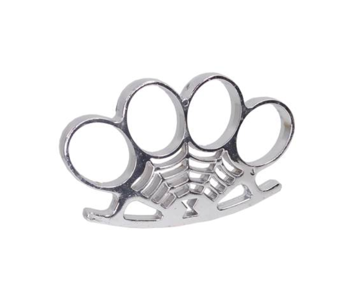 Poing américain Spider Metal Chrome
