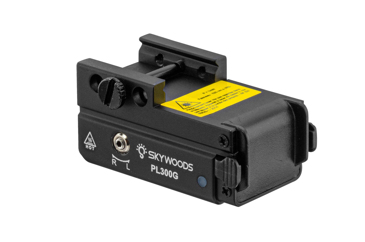 Linterna táctica Skywoods de 300 lúmenes con láser verde IP66 y USB