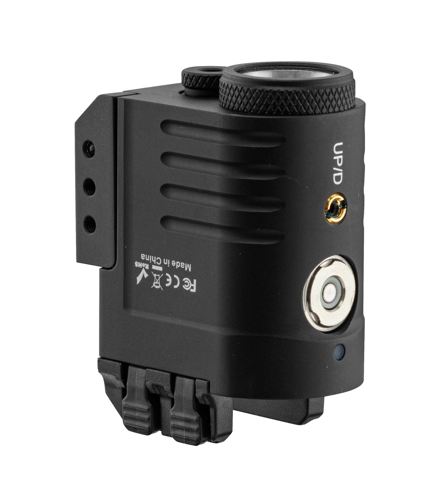 Linterna táctica Skywoods de 360 lúmenes y láser verde IP66 con USB magnético