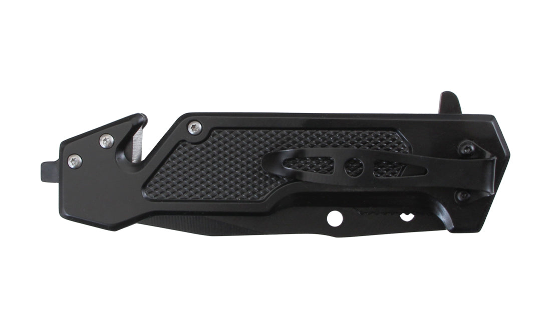 Navaja plegable Stinger Bora ST2 de 9,7 cm con cortador/clip para cinturón