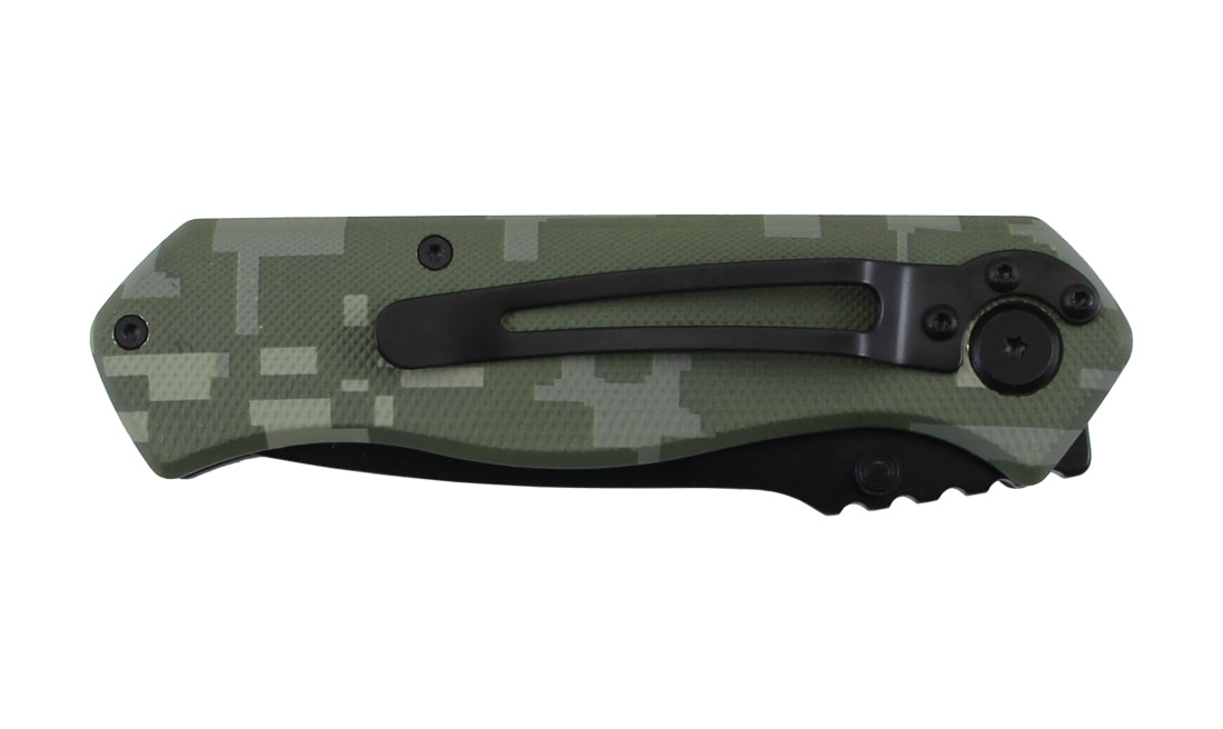 Navaja plegable Stinger Bora ST5 de 8,2 cm con clip para cinturón