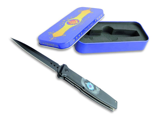Cuchillo Franc Macon, hoja de 8,5 cm - Caja metálica