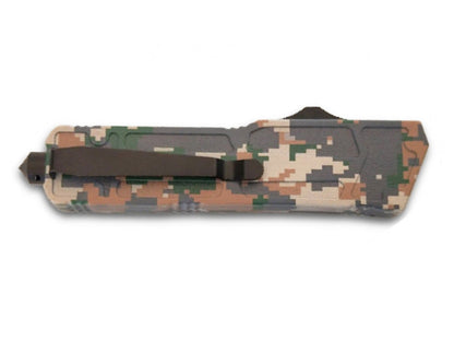 Navaja rompeventanas automática, hoja camuflaje de 9 cm