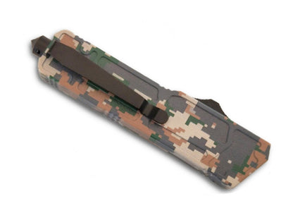 Navaja rompeventanas automática, hoja camuflaje de 9 cm