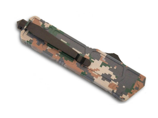 Navaja rompeventanas automática, hoja camuflaje de 9 cm