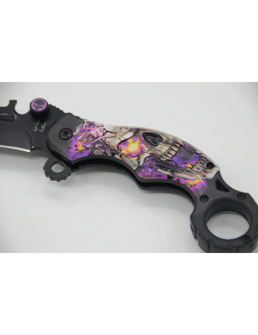 Cuchillo Karambit Supernova con apertura asistida y hoja de 6 cm.