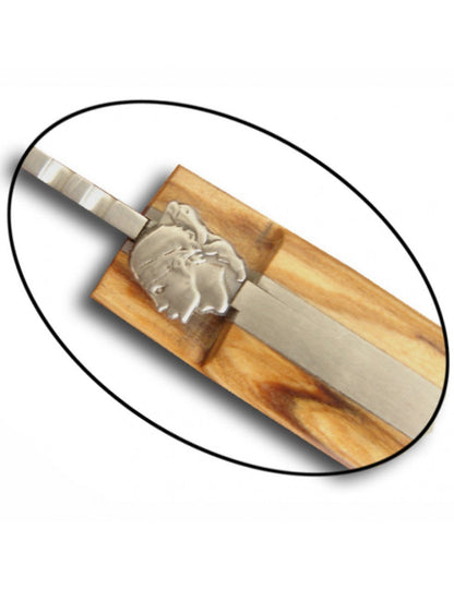 Navaja plegable de madera corsa con hoja de 8 cm