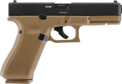 PISTOLA GLOCK 17 GEN5 CAL 43 PAINTBALL T4E COYOTE EJÉRCITO FRANCÉS