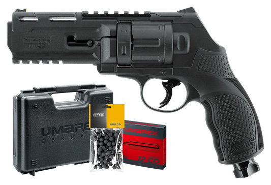 PAQUETE LISTO PARA DISPARAR T4E TR50 GEN.2 CAL 50 - 7.5 J (100 BOLAS, 5 CO2, ESTUCHE)