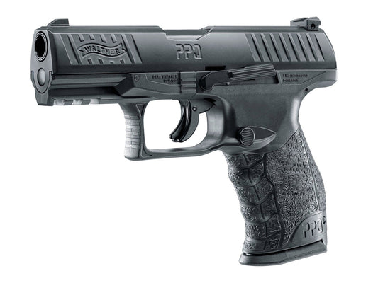 Pistola de defensa T4E Walther PPQ M2 negra, calibre 43, calibre 7.5J