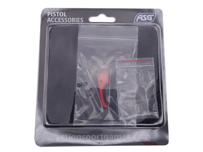 Gatillo ASG Custom SAO anodizado rojo para CZ SP-01 Shadow