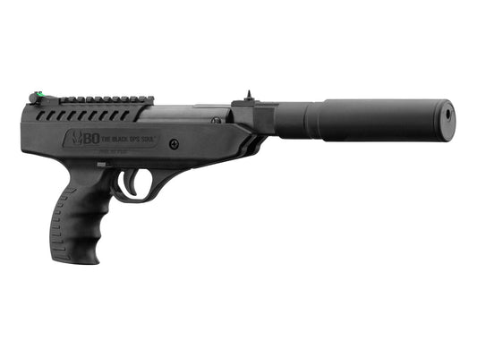 Pistola Langley de cañón abatible con silenciador BLACKOPS de 5,5 mm (0,22 pulgadas) y 7 J