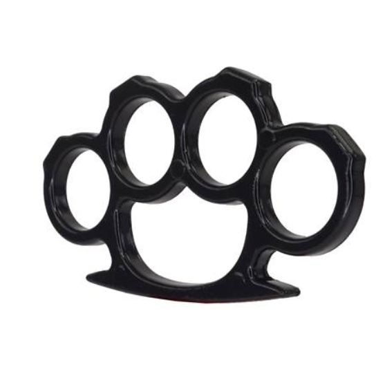 Poing américain Aluminium noir