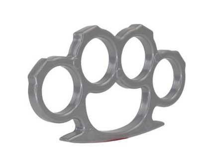 Poing américain Aluminium argent