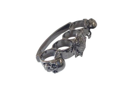 Poing américain Spider and Skulls Gris