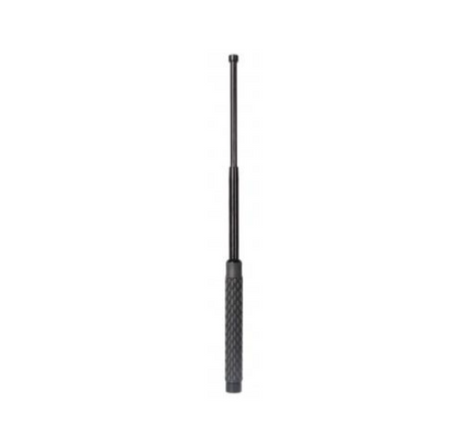 Matraque Téléscopique Acier Grip Caoutchouc 21 pouces Noir avec étui