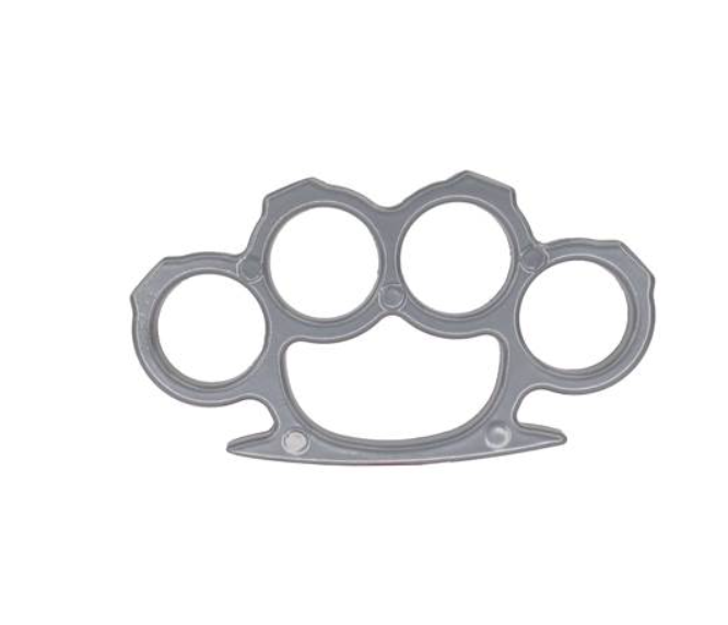 Poing américain Aluminium argent