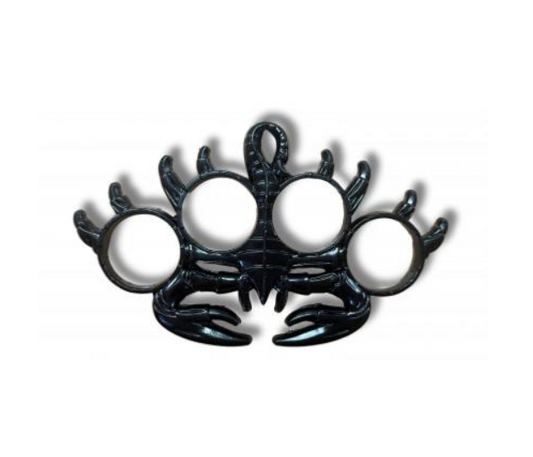 Poing américain Scorpion Noir