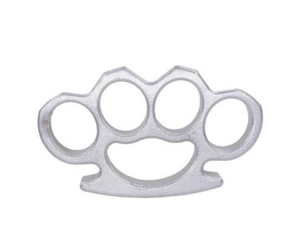 Poing américain Metal Gris 150gr avec étui ceinture nylon