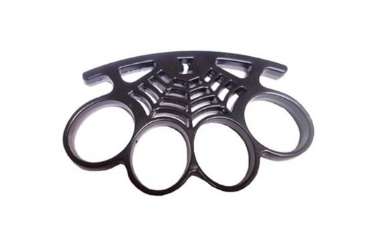 Poing américain Spider Metal Noir