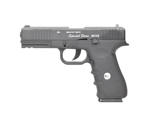 Borner W119 Noir 4.5mm bb CO2 Blowback Full Metal 3J