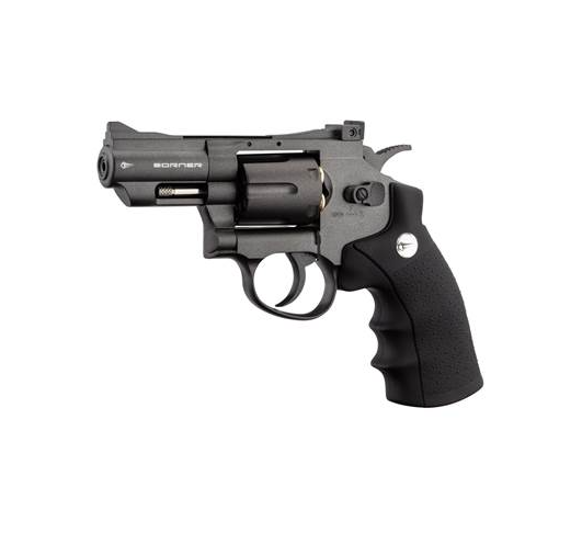Borner Revolver Super Sport 708 2.5'' 4.5mm bb Noir CO2 Full Metal 3J