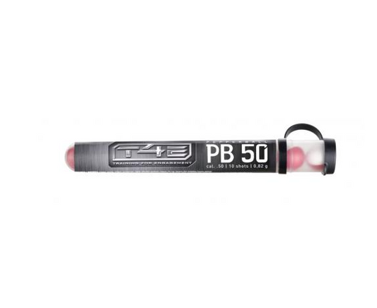 P2P Tube de 10 balles de Défense Poivre Cal .50
