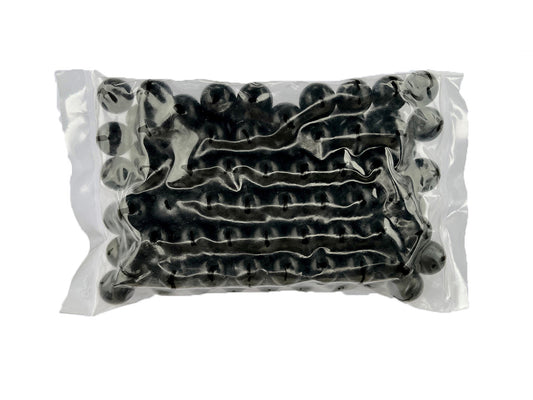 Bolsa de 100 pelotas de caucho lubricadas, 0,68 cal.