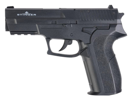 Stinger 2022 CO2 Corredera fija negra, 4,5 mm bb (.177) 1,5 J